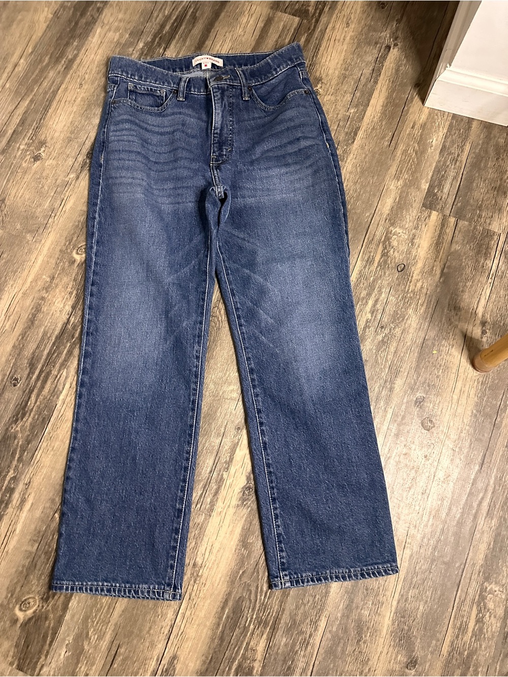 Lucky Brand Women's Straight-Leg Jeans‎ in Dark Blue Wash